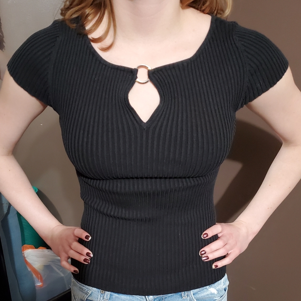 INC Ribbed Top